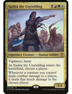 Saskia the Unyielding - Foil