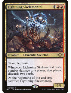 Lightning Skelemental - Foil