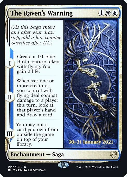 The Raven's Warning - Foil