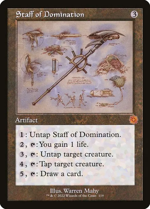 Staff of Domination - Foil