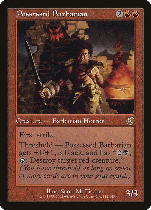 Possessed Barbarian - Foil