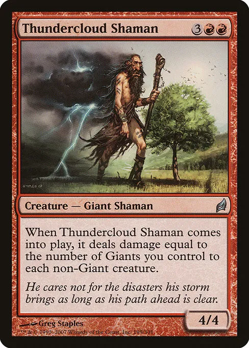 Thundercloud Shaman - Foil