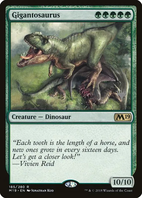 Gigantosaurus - Foil