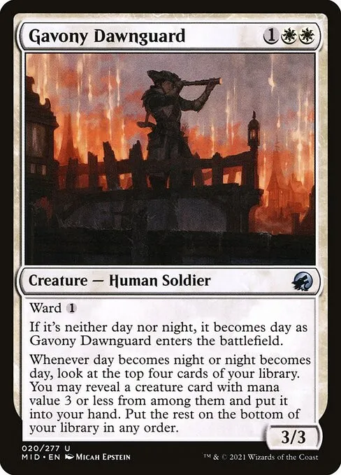 Gavony Dawnguard - Foil