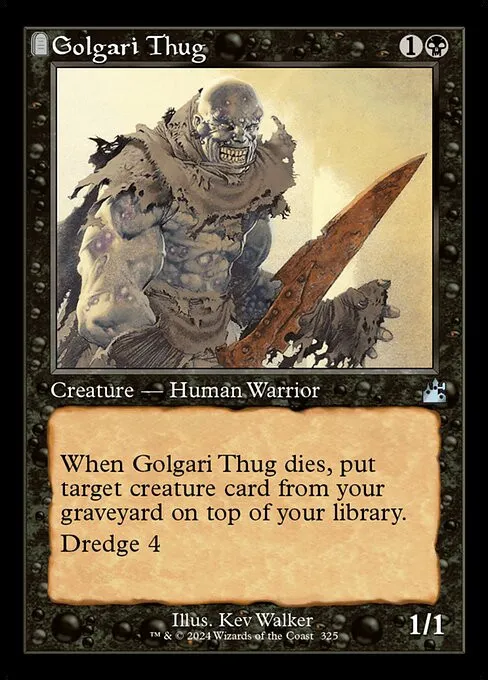 Golgari Thug - Foil