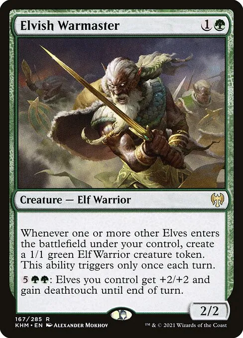 Elvish Warmaster - Foil