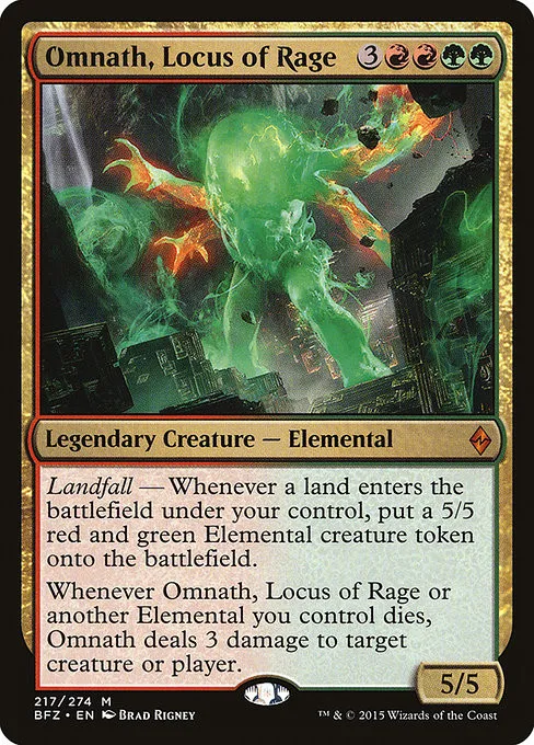 Omnath, Locus of Rage - Foil