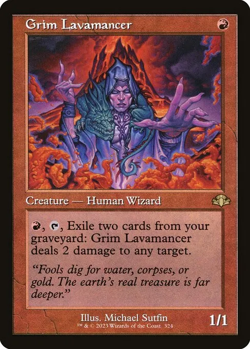 Grim Lavamancer - Foil