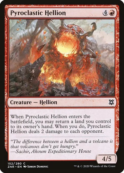 Pyroclastic Hellion - Foil