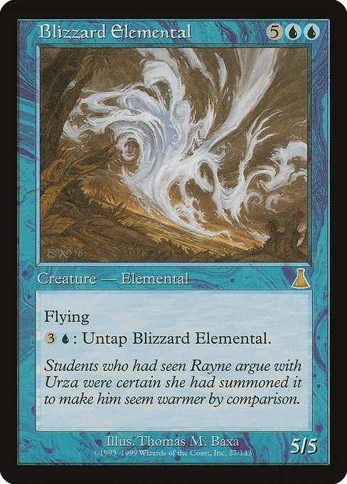 Blizzard Elemental - Foil