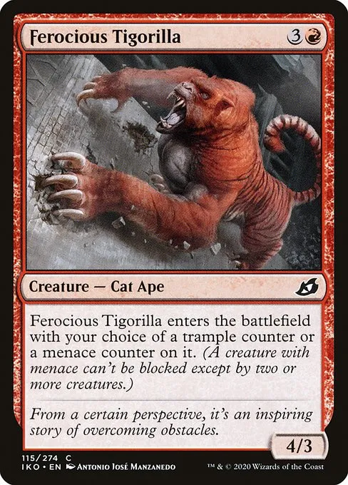 Ferocious Tigorilla - Foil