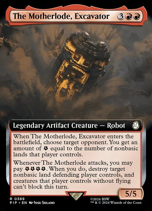 The Motherlode, Excavator - Foil