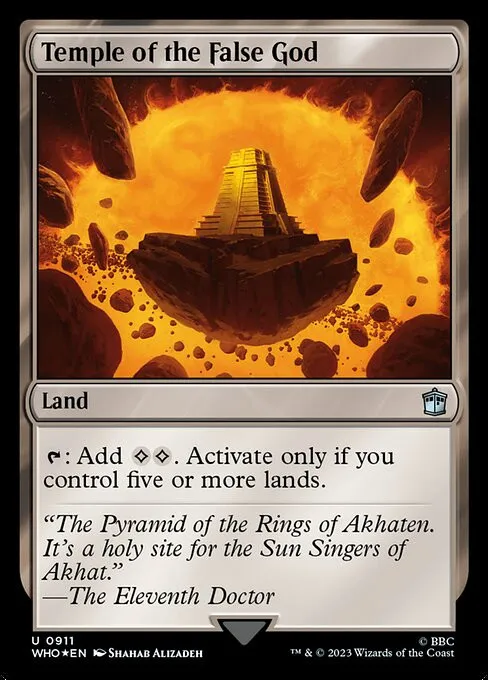 Temple of the False God - Foil