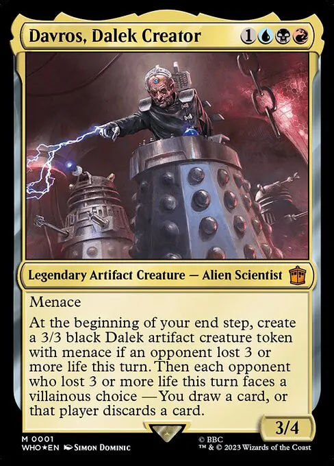 Davros, Dalek Creator - Foil
