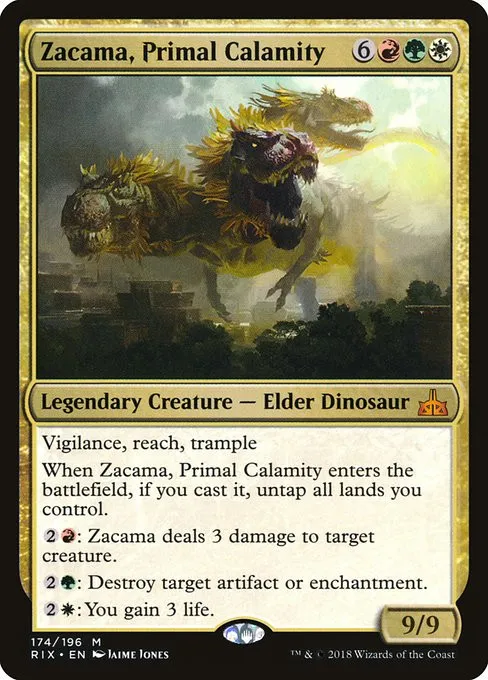Zacama, Primal Calamity - Foil