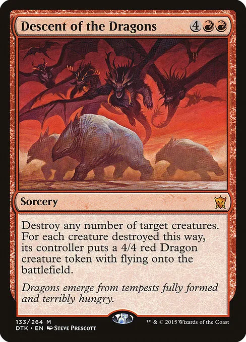 Descent of the Dragons - Foil