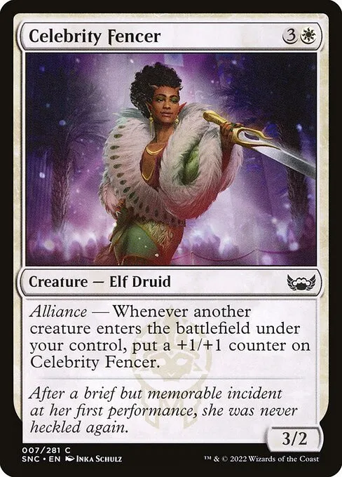Celebrity Fencer - Foil