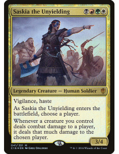 Saskia the Unyielding - Foil