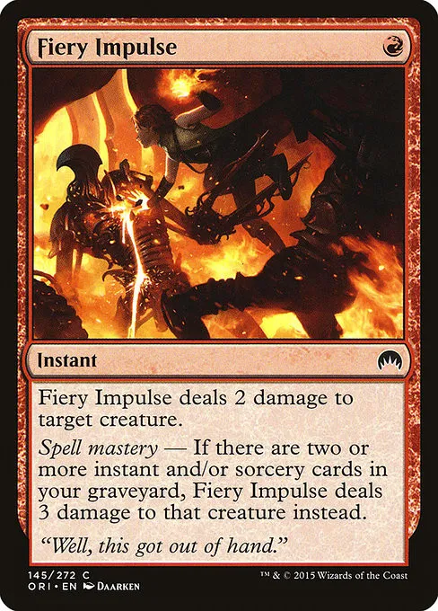 Fiery Impulse - Foil