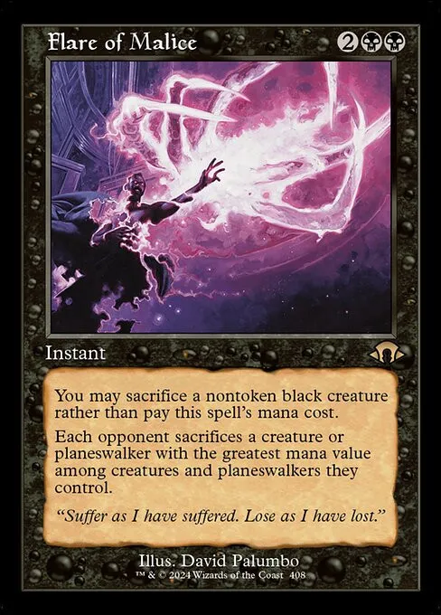 Flare of Malice - Foil