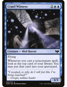 Cruel Witness - Foil
