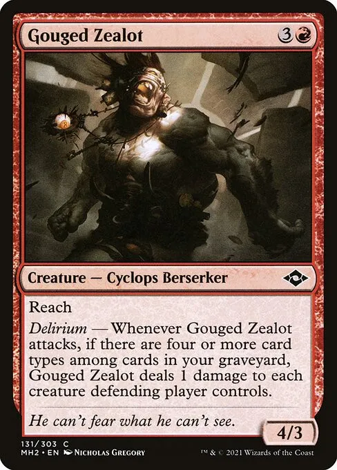 Gouged Zealot - Foil