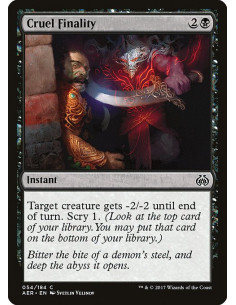 Cruel Finality - Foil