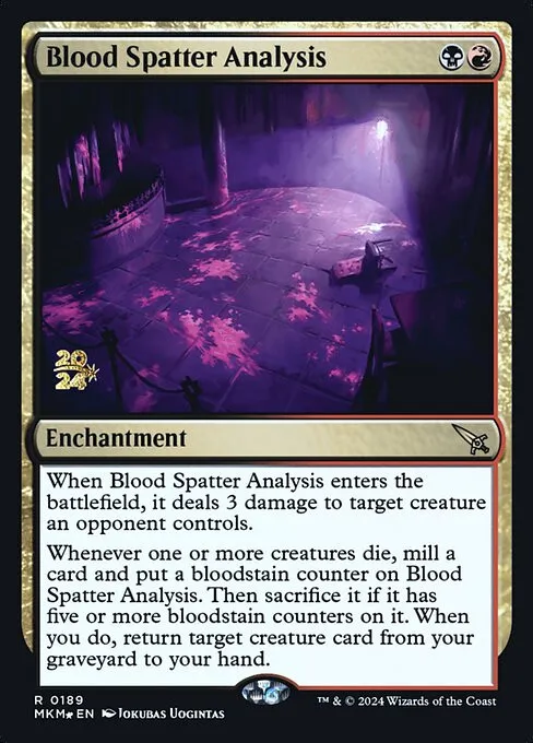 Blood Spatter Analysis - Foil