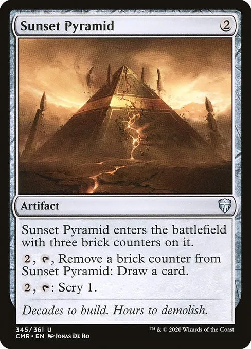 Sunset Pyramid - Foil