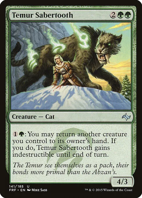 Temur Sabertooth - Foil