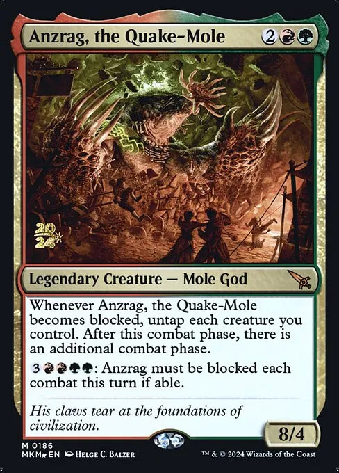 Anzrag, the Quake-Mole - Foil