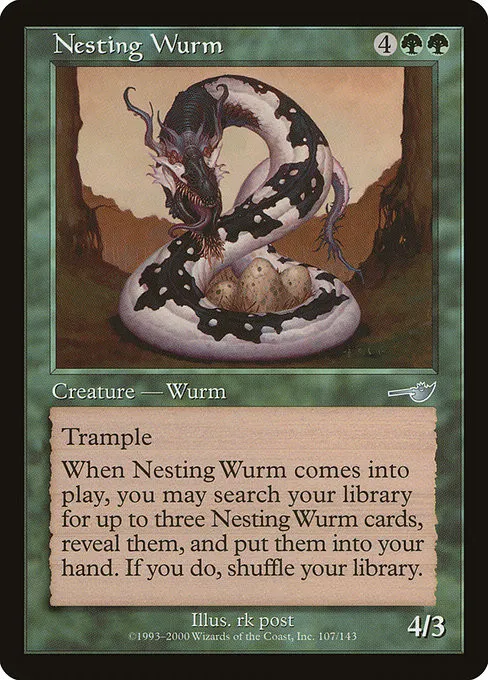 Nesting Wurm - Foil