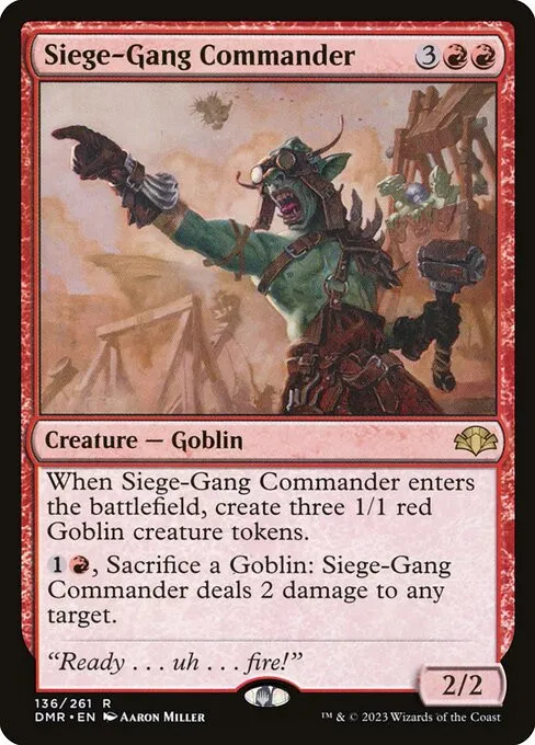 Siege-Gang Commander - Foil