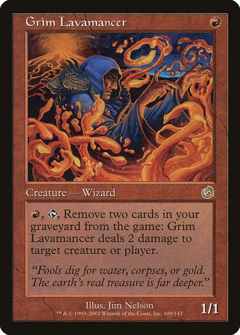 Grim Lavamancer - Foil