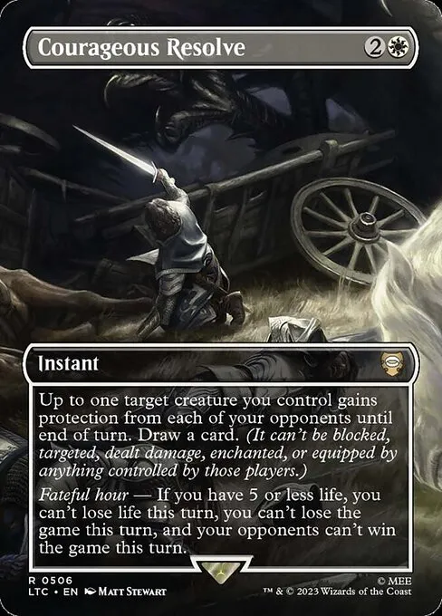 Courageous Resolve - Foil