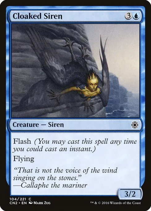 Cloaked Siren - Foil