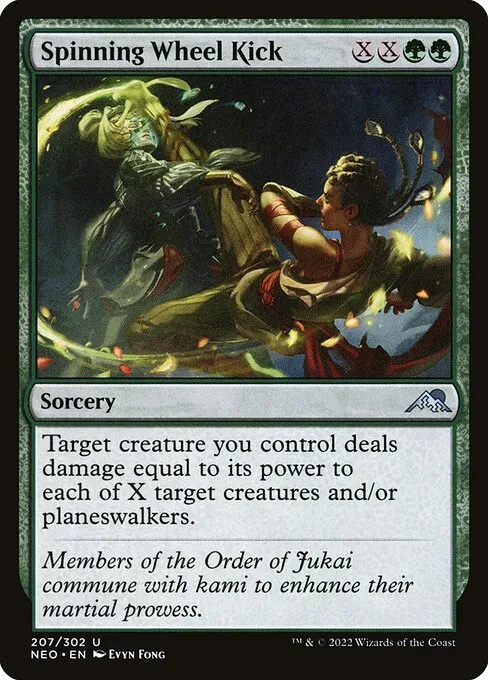 Spinning Wheel Kick - Foil