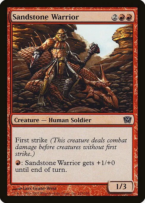 Sandstone Warrior - Foil