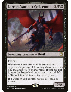 Lorcan, Warlock Collector