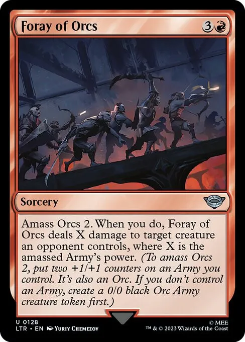 Foray of Orcs - Foil