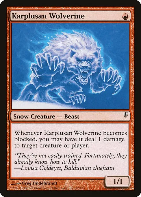 Karplusan Wolverine - Foil
