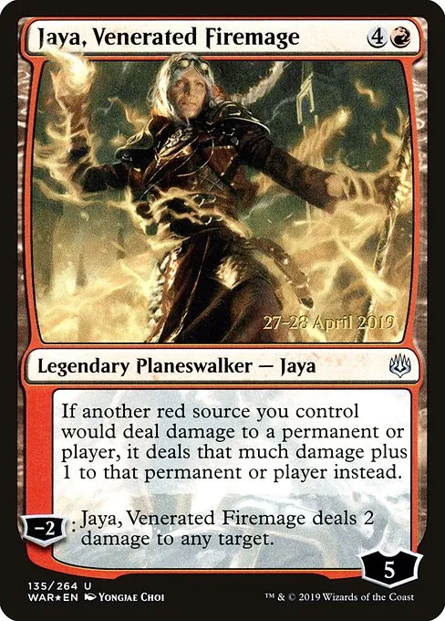 Jaya, Venerated Firemage - Foil