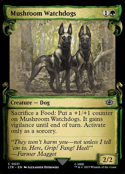 Mushroom Watchdogs - Foil