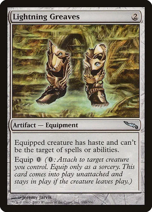 Lightning Greaves - Foil
