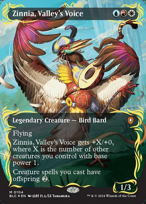 Zinnia, Valley's Voice - Foil