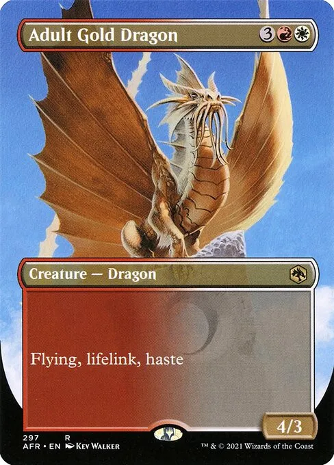 Adult Gold Dragon - Foil