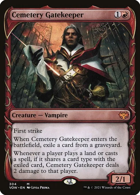 Cemetery Gatekeeper - Foil