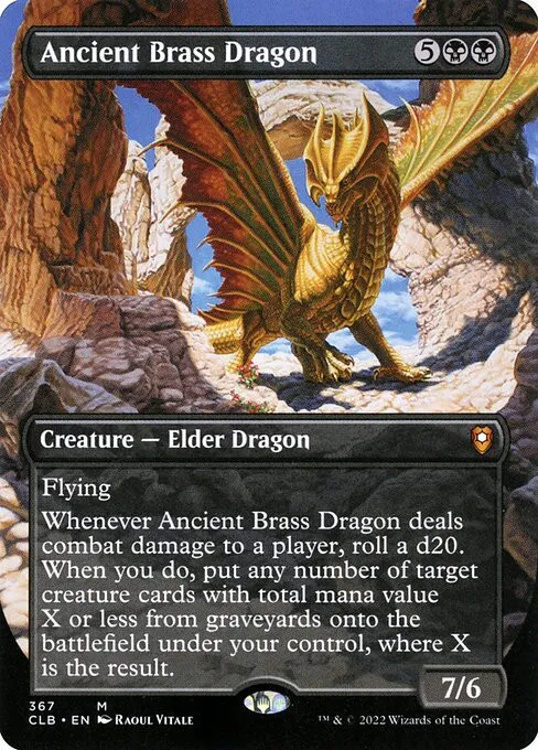 Ancient Brass Dragon - Foil