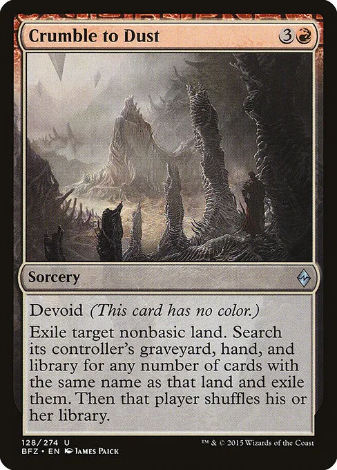 Crumble to Dust - Foil