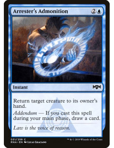 Arrester's Admonition - Foil
